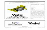 DOUBLE GIRDER TROLLEY OPERATION, SERVICE … · Read design specification CMAA Specification #70, ... No part of this document may be reproduced in any ... with 25’ lift or 78”
