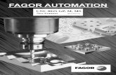 CNC 8025 GP, M, MS - Fagor Automation€¦ · CNC 8025 GP, M, MS New Features (Ref. 0107 in) - 2 - ERRORS FOUND IN THE INSTALLATION MANUAL (REF. 9707) Appendix "F" page 10. P621(7)