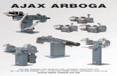 56658 Ajax Arboga brochure 32pp plus cover - Ajax … · Heavy adjustable tool rest Belt arm 50x800mm ( ART: 1538600 ) Grinding wheel dresser Tapered spindles ... The belt arm is