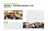 NGUGI WA THIONG’O - diva-portal.org629687/FULLTEXT20.pdf · NGUGI/ WA/THIONG’O K ENYA PRO SE gũgĩ wa Thiongo w’ as born in 1938 in Kamiriithu in Central Provin - ce, one of