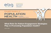 thought leaders in POPULATION HEALTH identifying ...· Kathleen Fraser, RN-BC, MSN, MHA, CCM, CRRN,