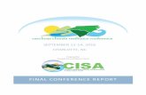 Final Conference REport - cisa.sc.edu CCRC Final Report.pdf · CISA team members at the University of North Carolina at Chapel Hill are developing a climate-health portal where climate-related