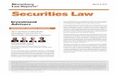 March 8, 2012 Securities Law - Schulte Roth & Zabel · Securities Law 2 Triggers for Consent Requirements Section 205(a)(2) of the Advisers Act does not expressly require client consent
