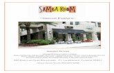 ~Group Events~ - Samba Room | Restaurant & Lounge · ~Group Events~ Samba Room Award-Winning Latin cuisine Grilled meats, fresh fish, artfully blended with exotic fruits & rare spices.