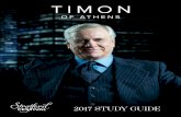 2017 Study Guide: Timon of Athens (PDF) - Stratford … · 2017 STUDY GUIDE EDUCATION PROGRAM PARTNER TOOLS FOR TEACHERS sponsored by Cover: Joseph Ziegler. Photography by Lynda Churilla.