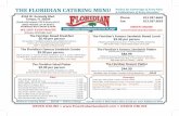 THE FLORIDIAN CATERING MENU Perfect for Gatherings …tampasbestcuban.com/catering.pdf · THE FLORIDIAN CATERING MENU Perfect for Gatherings of Every Kind & Celebrations of Every