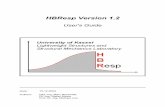 HBResp Version 1 - Universität Kassel€¦ · Improvement for the support of MSC.Nastran superelement analysis: ... In HBResp version 1.2, a DMAP modification was introduced which