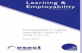 Learning & Employability - The University of Edinburgh€¦ · Learning & Employability ... key and transferable skills 11 9.1 Core and key skills 9.2 ‘Transferable’ skills 10.