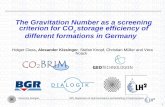The Gravitation Number as a screening criterion for … · The Gravitation Number as a screening criterion ... Department of Hydromechanics and ... Gr Number is only dependant on