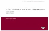 CEO Behavior and Firm Performance Files/17-083_b62a7d71-a579-49b7... · CEO Behavior and Firm ... how to aggregate granular information on their activities into a summary measure