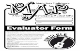 Evaluator Form - s3.amazonaws.com€¦ · METHOD BOOK - Exercises to be completed before evaluation. ... sacred or other suitable items for worship. Piano solo work ... theory books