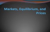 Market Equilibrium - History and Social Studiesssahistory.weebly.com/uploads/3/8/0/7/38073261/... · Market Equilibrium ... Prices allow markets to respond to the changing conditions.