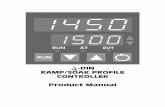1 -DIN 1 6 RAMP/SOAK PROFILE CONTROLLER Product Manual Manual.pdf · 1 6-DIN RAMP/SOAK PROFILE CONTROLLER PRODUCT MANUAL VOLUME I ... 30 seconds. The Hardware ... or Time Mode (see