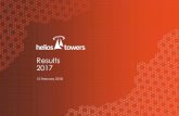 Results 2017 - Helios Towers | Home · Group FY 2017 Key Highlights Helios Towers 4 Results Snapshot Financials are presented post-IFRS 16 adoption ... Adj. EBITDA margin (%) 42%
