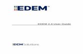 EDEM 2.4 User Guide - spbstu.rutm.spbstu.ru/images/2/28/EDEM2.4_user_guide.pdf · EDEM 2.4 User Guide 4 ... kg, lb, oz kg g Mass Generation Rate ... lb/ft N/m N/m Stress 2pa, Nm ,