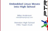 Embedded Linux Moves into High School - eLinux.org · Embedded Linux Moves into High School . ... deployment of embedded Linux into high school robotics programs ... The new control