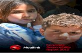 CORPORATE REPORT 2015 - csrcp.com Data Base/Search Reports/2015/reports... · • Reporting Corporate Responsibility - Introduction ... Euroset increased to 50% 2013 Included in ...