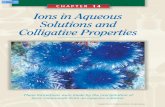 CHAPTER 14 Ions in Aqueous Solutions and Colligative ... · ions in aqueous solutions and colligative properties 425 section 14-1 o bjectives write equations for the ... ions in aqueous