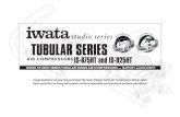 TUBULAR SERIES - iwata- .1. When you first hook up your airbrush to your compressor and depress the