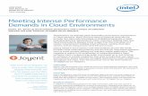 Meeting Intense Performance Demands in Cloud Environments · Meeting Intense Performance Demands in Cloud ... cloud environments likewise stand to gain from the ... Meeting Intense