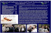 School of Culinary Arts and Food Technology, D.I.T ... · School of Culinary Arts and Food Technology ... The event took in the Kathleen O’Sullivan theatre ... has won a coveted