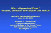 Who is Bypassing Whom? Russian, European and Caspian … · Who is Bypassing Whom? Russian, European and Caspian Gas and Oil ... Corridor” natural gas and oil pipelines ... Note