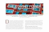 THE STAYING POWER - National Apartment Association · the staying power of ... naa 2017 survey of operating income ... individual metered and recovery system properties source: naa