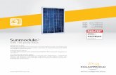 SW 135 poly R6A - Solar Panels, Solar Power … · SW 135 poly R6A World class quality ... SolarWorld's modules were assessed by the ÖKO‑TEST consumer magazine as "excellent".