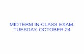 MIDTERM IN-CLASS EXAM: TUESDAY, OCTOBER 24cosmos.phy.tufts.edu/~danilo/AST31/Material/Lecture1315_slides.pdf · MIDTERM IN-CLASS EXAM: TUESDAY, OCTOBER 24. Stellar Atmosphere (Lecture