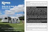Rally Air & Rally Air Pro - Kampa · Rally Air & Rally Air Pro 200, 260, 330 & 390 Instructions & care manual Some of the images shown in these instructions are other similar Kampa