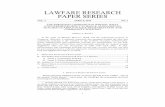 Lawfare Research Paper Series Vol3No1 · software tools created charts of the groups and of the connections between ... commentators from across the political spectrum have made the