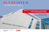 BAM2018 - bam.ac.uk · programme management through its FIVE Dimensions of Professionalism. In 2017, APM was awarded a Royal Charter as part of its strategy to raise awareness and