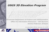USGS 3D Elevation Program - Cumberland URISAcumberlandurisa.org/docs/Pederson_USGS_3DElevation... · OIR – GIS Services 2 Tennessee Base Mapping Program •OIR – GIS Services