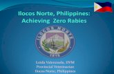 Loida Valenzuela, DVM Provincial Veterinarian Ilocos … · Location/Description of Ilocos Norte • Area: 3,622.91 sq. kms. • Limited plains with the southeastern, eastern and
