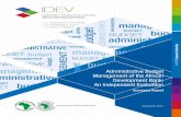 African Development Bank BUDGET - oecd.org€¦ · administrative administrative budget management budget ... Division Manager, ... Figure 23 Number of KPIs formulated per complex