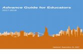 Advance Guide for Educators - United Federation of … · 2 Advance Guide for Educators Section One: Get to Know Advance Section Two: Additional Resources I Overview of Advance: Advance,