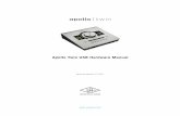 Apollo Twin USB Hardware Manual - Audio Interfaces · through a Neve® console channel strip while tracking bass through a classic Fairchild or ... Apollo Twin USB Hardware Manual