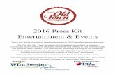 2016 Press Kit Entertainment & Events - Old Town …oldtownwinchesterva.com/wp/wp-content/uploads/Press-Kit-2016-Final… · 2016 Press Kit Entertainment & Events ... Classic Movie