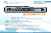AUDEMAT FM MC5€¦ · Multi-Purpose FM Measurement Equipment  AUDEMAT FM MC5 POWERFUL PERFORMANCE • RF front end …