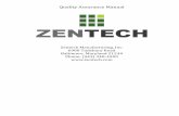 Quality Assurance Manual - Zentech Manufacturing, Inc. · J‐STD‐033 ‐ Standard for Handling ... , assigned by the General Manager’s ... , implementation and maintenance of