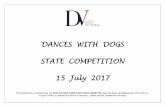 DANCES WITH DOGS STATE COMPETITION 15 July … · Happy Pharrel Williams 1.40 P2 Gaye Penny Archie German Shorthaired Pointer Airlie Penny Willow German Shorthaired Pointer Little