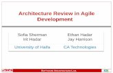 Architecture Review in Agile Development - SEI … · Architecture Review in Agile Development Sofia Sherman ... Minimalism Collaboration ... Shortened “start of project to architecture