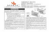 CDVSC7 Series CDV7 Series - woodstoves.net · CDVSC7 Series CDV7 Series ... ease or anemia, those under the influence of alcohol, ... problems, do not use propane/LP fuel tank of