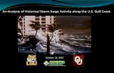 An Analysis of Historical Storm Surge Activity along …€¦ · An Analysis of Historical Storm Surge Activity along the U.S ... SRCC Linear Regression Method on ... An Analysis
