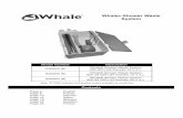 Whale Shower Waste System · Whale®Shower Waste System Model ... Do not cut wires as this will ... flanges on interior and exterior of the hull. Electrical Wiring NOTE Switch off