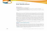 CHAPTER 17 Oral Medications - Amazon S317.pdf · to administration of medications by this route. ... CHAPTER 17 Oral Medications ... cause the medication to be inactivated), ...