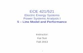 Electric Energy Systems Power Systems Analysis Iweb.eecs.utk.edu/~kaisun/Backup/ECE421-521_Fall2013/ECE421_5-Li… · Electric Energy Systems Power Systems Analysis I 5 ... Example