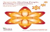 Ayurveda: Healing People, Healing Communities · . Hyatt Regency Bellevue, Bellevue, WA. Ayurveda: Healing People, Healing Communities. 9th Annual NAMA Conference April 19-22, 2012