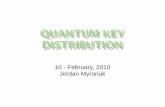 10 - February, 2010 Jordan Myronuk - Carleton Universitypeople.scs.carleton.ca/~maheshwa/courses/4109/Seminar11/Quantum... · Einstein's special relativity. ... time However, if Bob