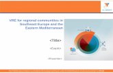VRE for regional communities in Southeast Europe and …€¦H2020‐EINFRA‐2015‐1: e‐Infrastructures ... 3,112 Grid CPU‐cores